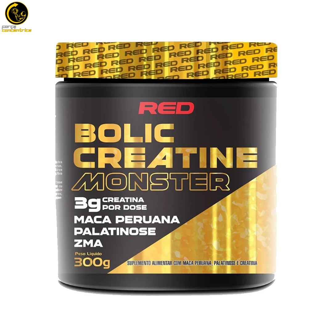 Bolic Creatine Monster 300G Red Series - Força Concêntrica