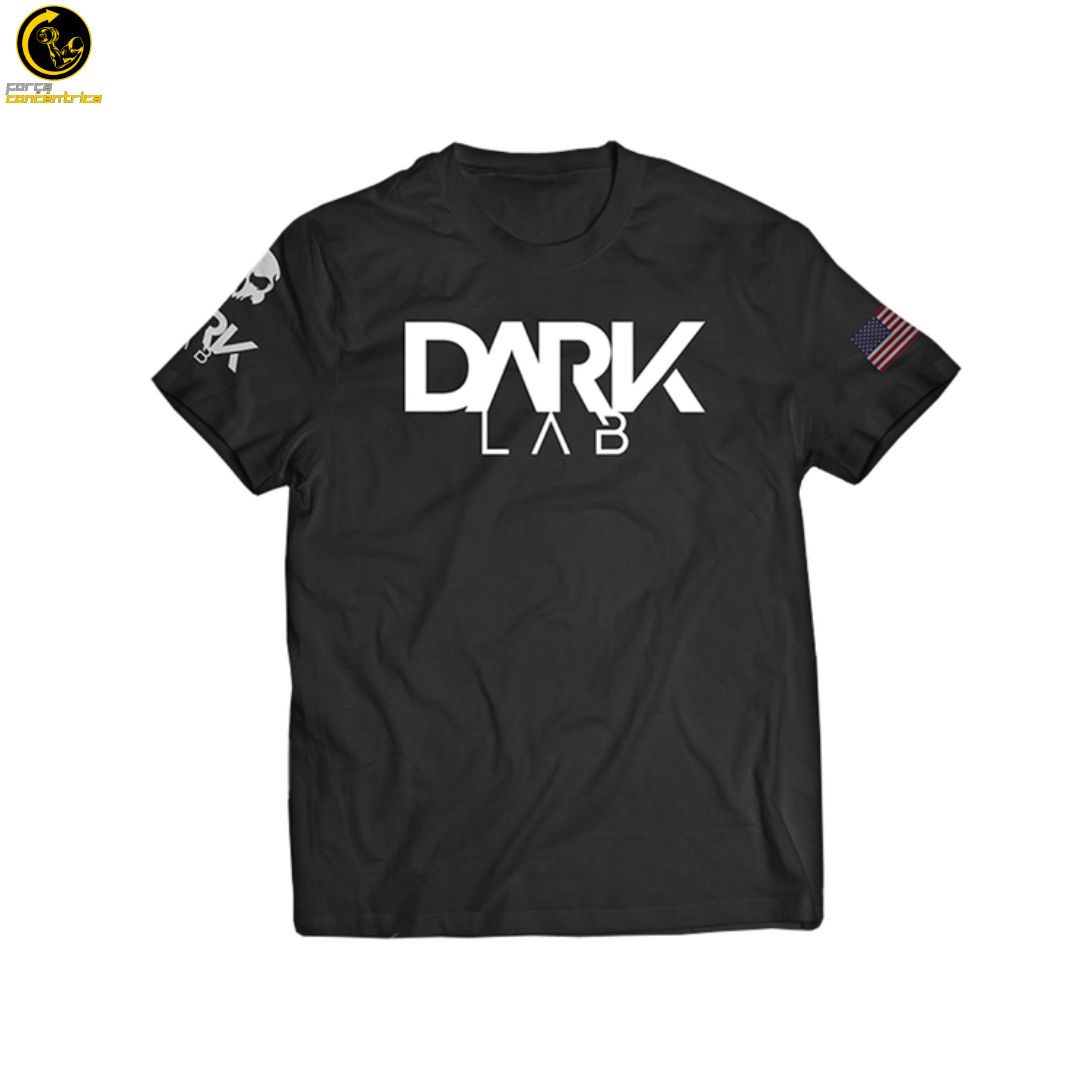 Camiseta Dry-Fit Preta Caveira - Dark Lab - Força Concêntrica 1