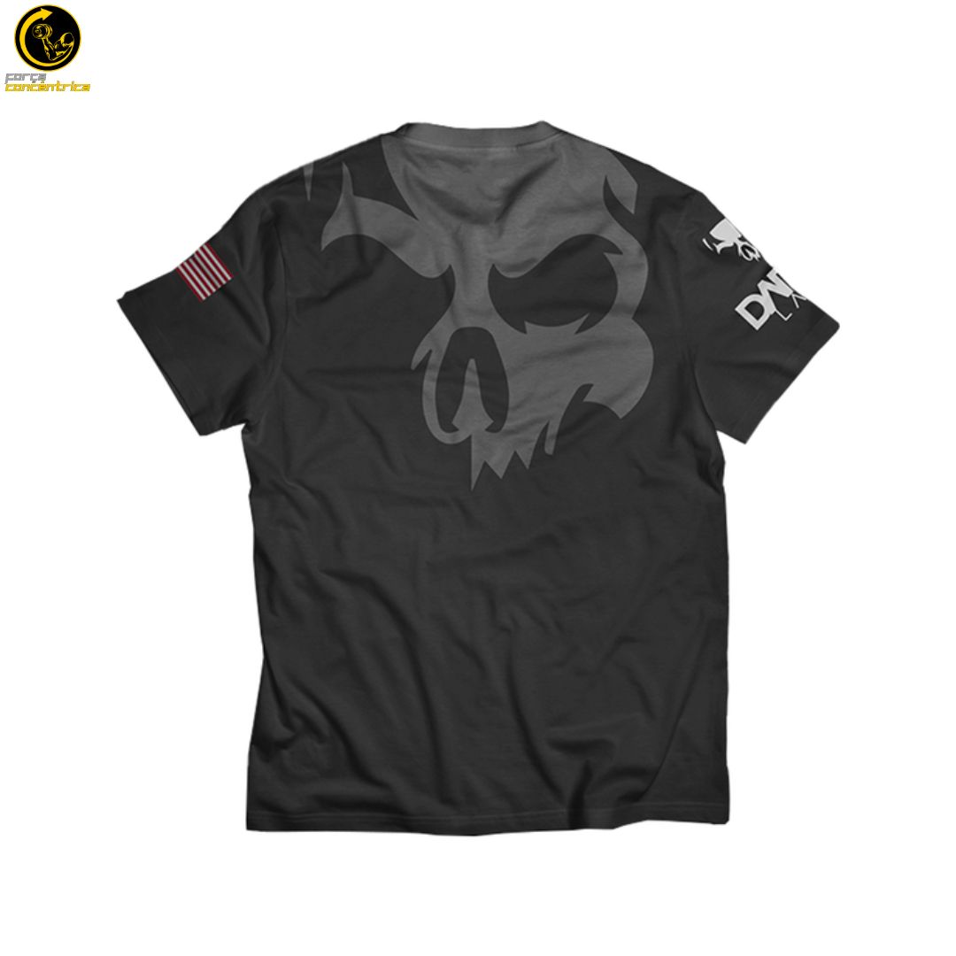 Camiseta Dry-Fit Preta Caveira - Dark Lab - Força Concêntrica 2