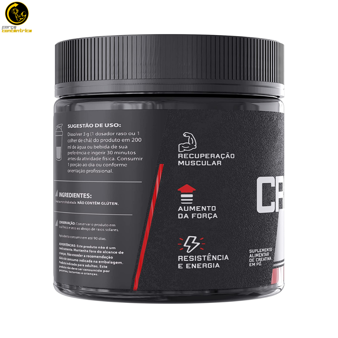 CREATINA 300G MONOHIDRATADA DARK LAB - Força Concêntrica 4