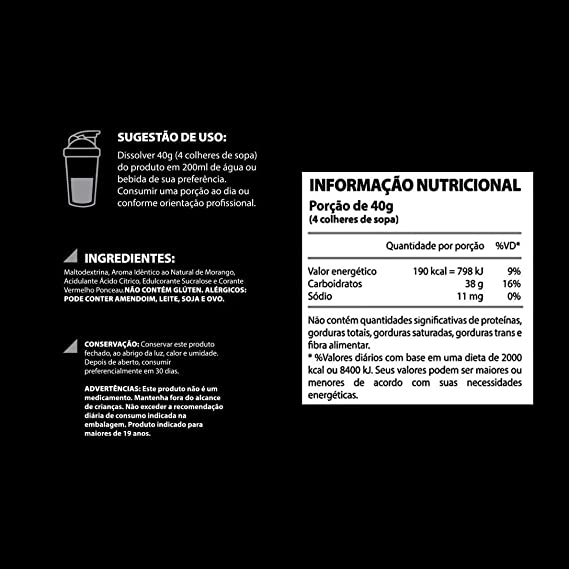 Força Concêntrica - Maltodextrin Boost Energy 1kg