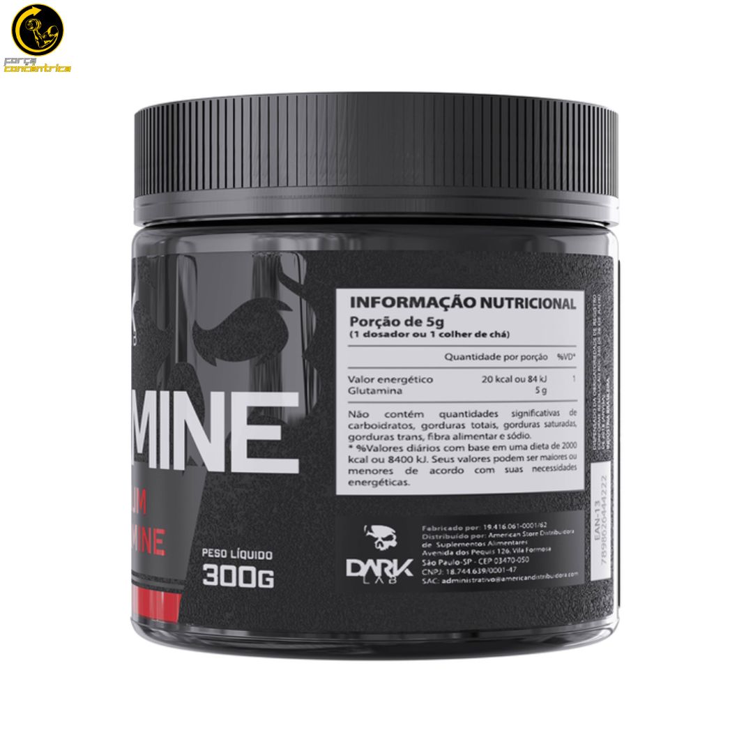 Glutamina L-Glutamine 300g - Dark Lab - Força Concêntrica (2)