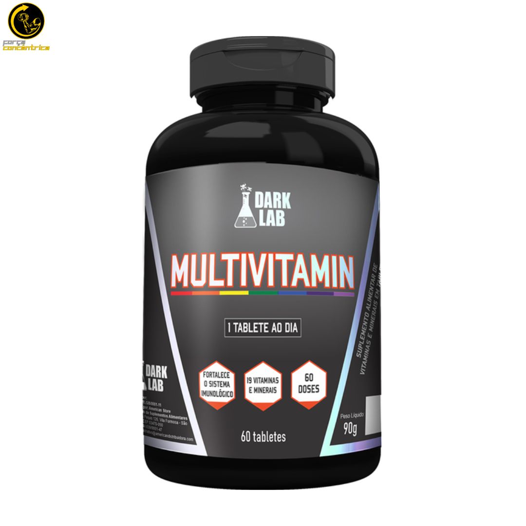 Multivitamin Multivitamínico 60 Tabletes - Dark Lab - Força Concêntrica (2)