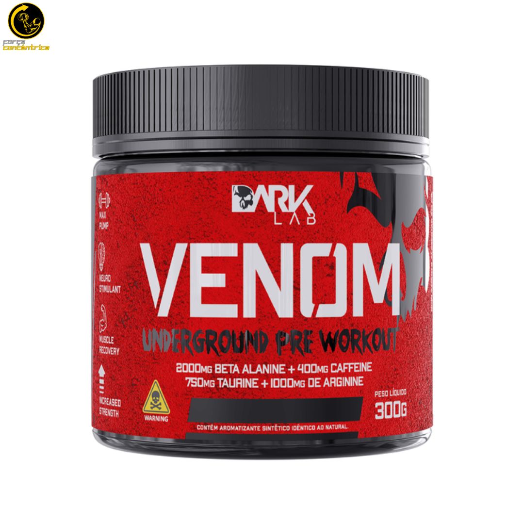 Venom Underground Pré-Treino 300g - Dark Lab - Força Concêntrica (3)