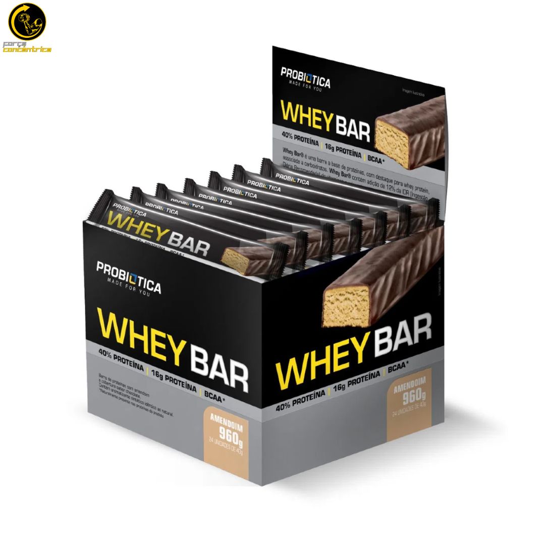 Whey Bar 24 Un - Probiótica - Força Concêntrica 0