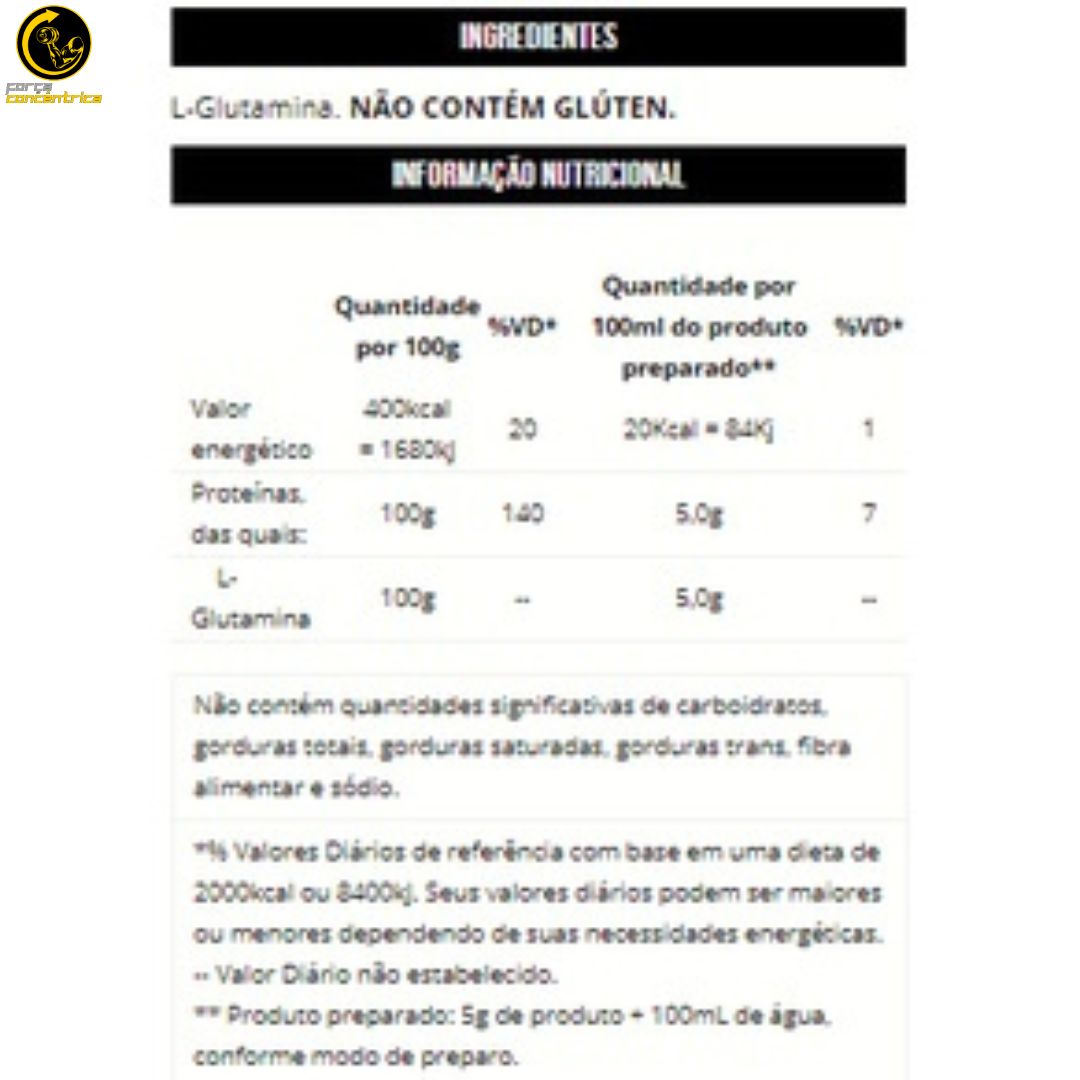 Glutamina L-Glutamine LG 300g - Max Titanium - Força Concêntrica (2)